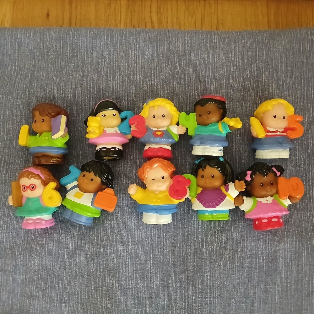 Fisher Price Little People Time To Learn School Number 1 - 10 complete set